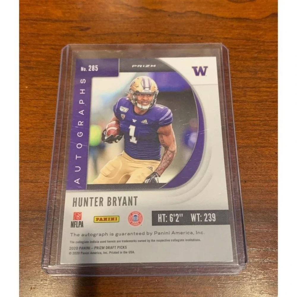 (2) Hunter Bryant Auto 2020‎ Draft Picks